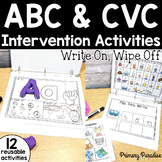 Kindergarten and First Grade Intervention Activities: CVC 