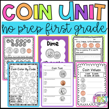 Preview of First Grade Money Unit: Coin Unit: Second Grade Money
