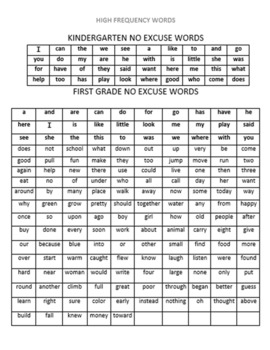 printable 1st grade sight words