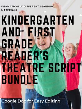 Preview of Kindergarten and First Grade Readers Theatre Bundle - Google Doc for Easy Editin