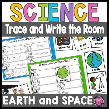 Preview of Earth and Space Science Center Activities Kindergarten and 1st Grade Worksheets