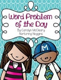 Kindergarten and First Grade Word Problems of the Day