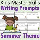 Writing Prompts - Summer Theme with Fine Motor Activities