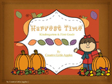 {Harvest Time} Kinder and First grade Math and Literacy Packet