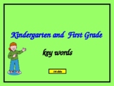 Kindergarten and Grade 1 Key Words to Learn (186 slide Pow