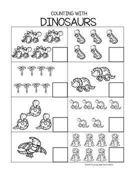 kindergarten and pre k counting worksheets by teaching high school math