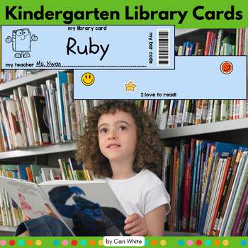 Preview of Library Cards for Kindergarten and Pre-K