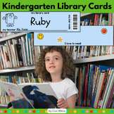 Library Cards for Kindergarten and Pre-K