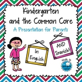 Kindergarten and the Common Core: A Presentation for Parents
