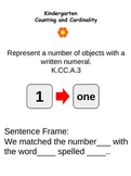 Kindergarten counting and cardinality K.CC.3