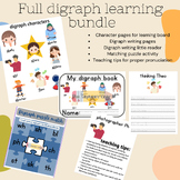 Kindergarten digraph learning curriculum with writing and 