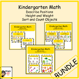 Kindergarten iReady Math Unit 1 BUNDLE Positional Words He