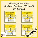 Kindergarten iReady Math Unit 3 BUNDLE Add and Subtract Wi