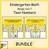 Kindergarten iReady Math Unit 7 Teen Numbers BUNDLE