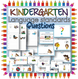 Kindergarten introduction to wh question words: who, what,