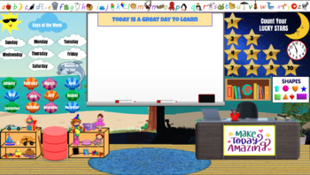 kindergarten classroom background