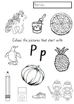 Letter P - Kindergarten literacy booklet (NSW Foundation Font) | TpT