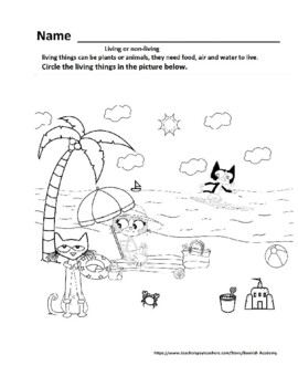 Pete the cat inspired pack kindergarten -1st grade by Bookish Academy