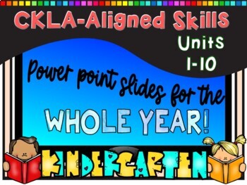 Preview of Kindergarten Skills BUNDLE FOR THE WHOLE YEAR!