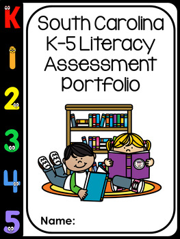Preview of Kindergarten through 5th Grade Literacy Assessment Portfolio