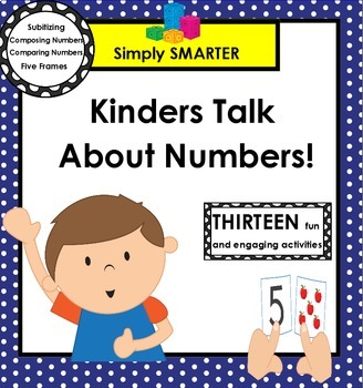 Preview of Kinders Talk About Numbers!:  SMARTBOARD Math Talks