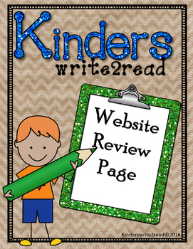 Preview of Kinderswrite2read Website Review Page UPDATED