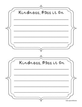 Kindness by Hello Spanish Teaches | TPT