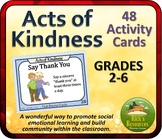 Kindness Activities Cards - Social Emotional Learning - Cl