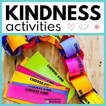 Preview of Kindness Activities, Journals, Challenge, and Notes Kind Acts SEL
