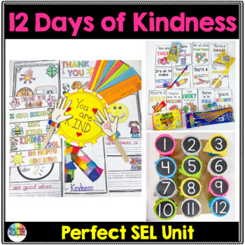 Preview of Kindness Crafts and Activities: Social Emotional Learning Activities Worksheets