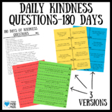 Kindness Activities: Question of the Day for SEL Curriculum