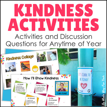 Preview of The Great Kindness Challenge | Kindness Activities Posters and Bulletin Boards