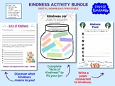 Kindness Activity Bundle, Kindness Jar, Acrostic Poem, Cla