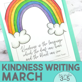 Preview of March Kindness Writing Activity - Bulletin Board Random Acts of Kindness Week