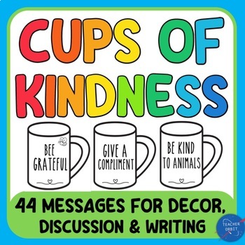 Acts of Kindness for Kids: Chalk Messages - Coffee Cups and Crayons