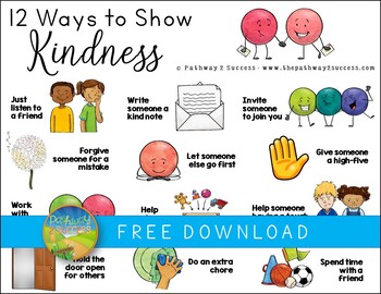 Kindness Activity for World Kindness Day by Pathway 2 Success | TpT