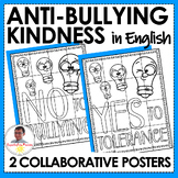 Kindness Anti-Bullying | 2 Collaborative Coloring Oversize