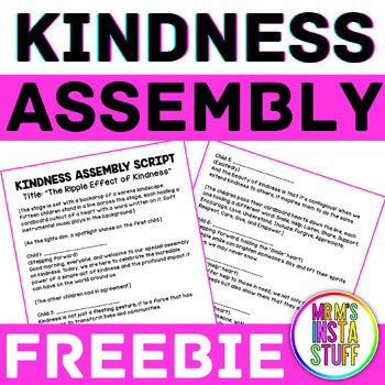 Preview of Kindness Assembly Script