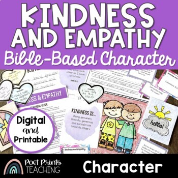 Preview of Kindness Bible Lessons | Character Education
