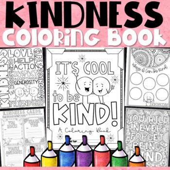 Preview of Kindness Book | Kindness Coloring Pages | Kindness Activities