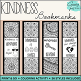 Kindness Bookmarks for Coloring Activity (Kindness Week/Ye