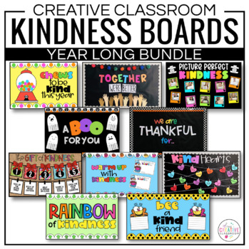 Preview of Kindness Bulletin Board Bundle - SEL and Character Education