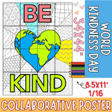Kindness Bulletin Board - Collaborative Poster Coloring Ac