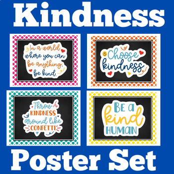 Kindness Bulletin Board Set Posters Poster Quotes | Classroom Decor