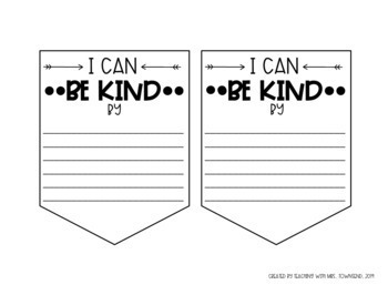 Be Kind Bulletin Board Set | Printable & SVG by Teaching with Mrs Townsend