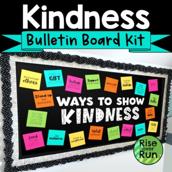 Preview of Kindness Bulletin Board and Posters with Ways to Be Kind