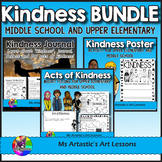 Kindness Bundle: Acts of Kindness, Journal, and Poster Activities