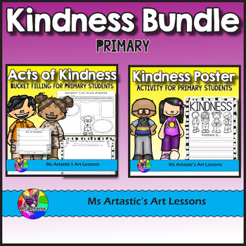 Preview of Kindness Bundle: Acts of Kindness and Poster Activities for Primary Students