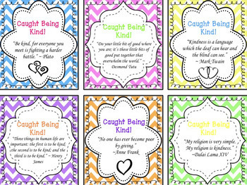 Kindness Cards by Language Arts Excellence | Teachers Pay Teachers