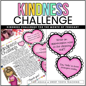 Preview of Kindness Challenge- February Random Acts of Kindness | Kindness Activities